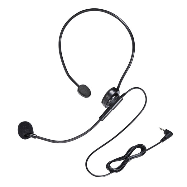 サンワサプライ ヘッドマイク 有線タイプ MM-SPAMP2用 MM-SPHM2 1個（ご注文単位1個）【直送品】