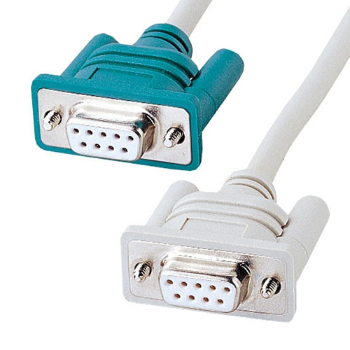 サンワサプライ RS-232Cケーブル モデム・TA用 3m KR-M3 1個（ご注文単位1個）【直送品】