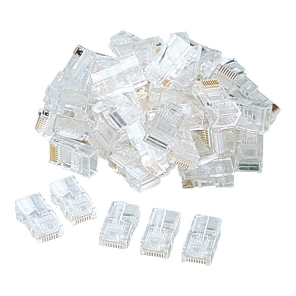 サンワサプライ RJ-45コネクタ 撚線用 ADT-RJ45-50 1個(ご注文単位1個)【直送品】