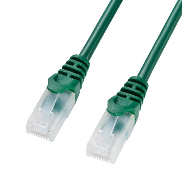 サンワサプライ ツメ折れ防止LANケーブル カテゴリ5e 15m グリーン LA-Y5TS-15G 1個（ご注文単位1個）【直送品】