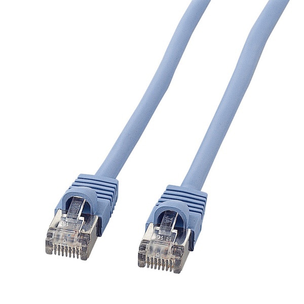 サンワサプライ STPエンハンスドLANケーブル カテゴリ5 3m ライトブルー KB-STP-03LBN 1個（ご注文単位1個）【直送品】