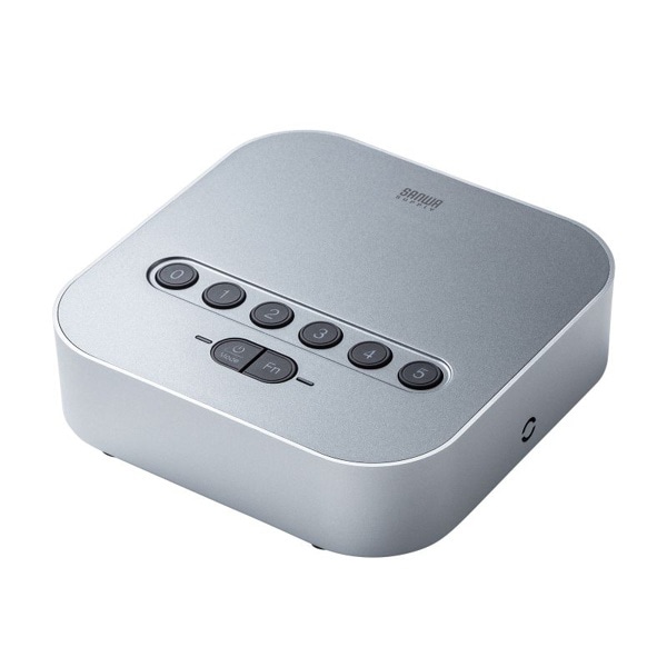 サンワサプライ Bluetooth 会議スピーカーフォン 受信機 MM-BTMSP3RC 1個（ご注文単位1個）【直送品】