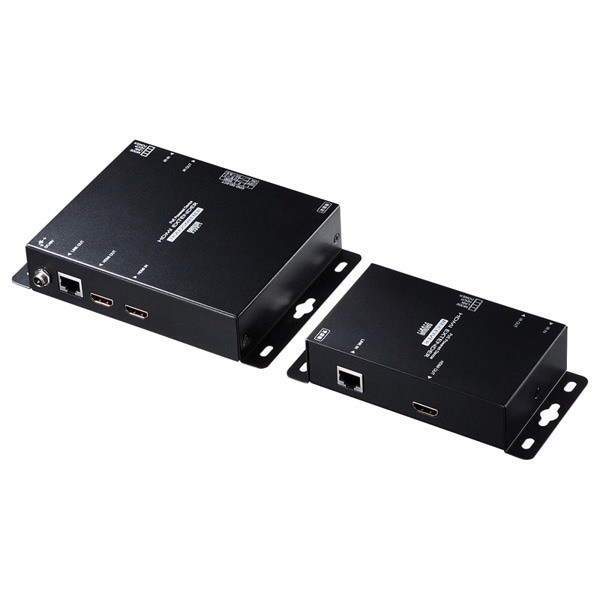 サンワサプライ HDMIエクステンダー 受信機・送信機セット PoE対応 VGA-EXHDPOE2 1個（ご注文単位1個）【直送品】