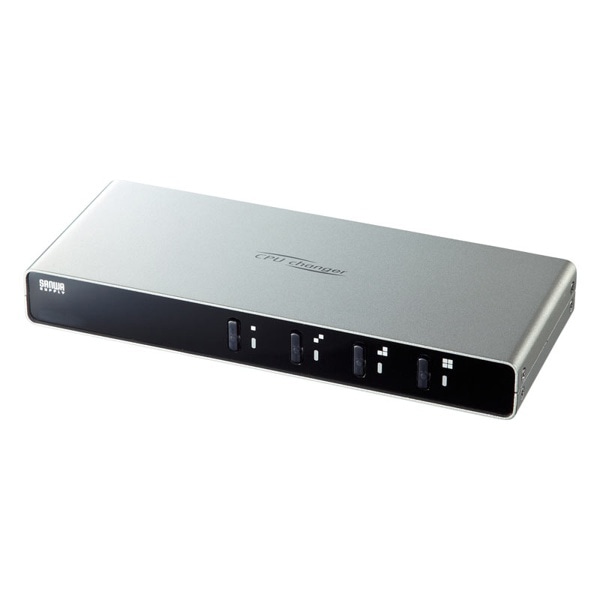サンワサプライ パソコン自動切替器 4：1 SW-KVM4LUN2 1個（ご注文単位1個）【直送品】