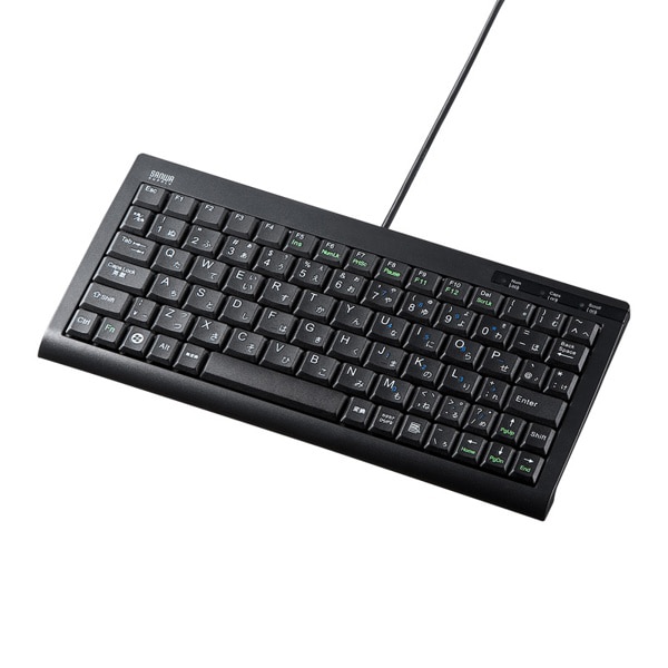 サンワサプライ USBスリムキーボード テンキーなし ブラック SKB-SL28BK 1個（ご注文単位1個）【直送品】