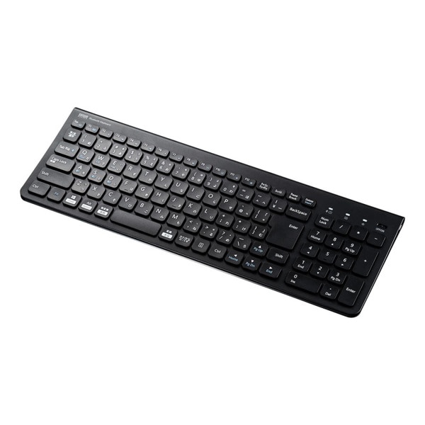 サンワサプライ Bluetooth スリムキーボード ブラック SKB-BT31BK 1個(ご注文単位1個)【直送品】