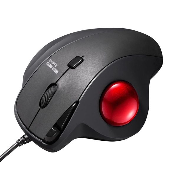 サンワサプライ 有線 トラックボール ブラック MA-TB184BK 1個（ご注文単位1個）【直送品】