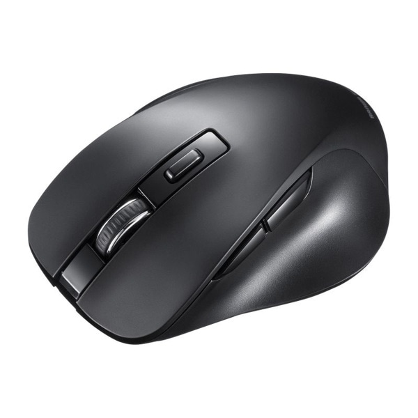 サンワサプライ Bluetooth ブルーLEDマウス 5ボタン ブラック MA-BB518BK 1個（ご注文単位1個）【直送品】
