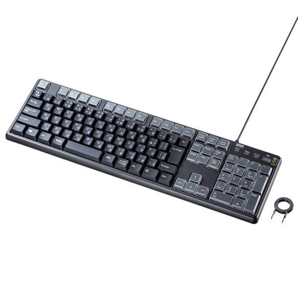 サンワサプライ プログラマブルキーボード ブラック SKB-P1BK 1個（ご注文単位1個）【直送品】