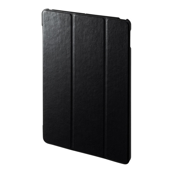 サンワサプライ iPad 10.2インチ ソフトレザーケース ブラック PDA-IPAD1607BK 1個（ご注文単位1個）【直送品】