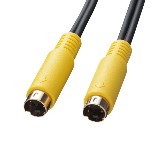 サンワサプライ S端子ビデオケーブル 1.8m KM-V7-18K3 1個（ご注文単位1個）【直送品】