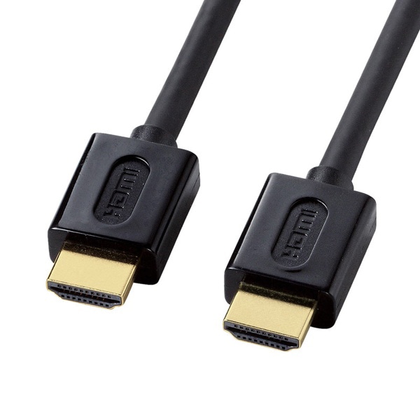 サンワサプライ ハイスピードHDMIケーブル イーサネット対応 2m ブラック KM-HD20-20DBK 1個(ご注文単位1個)【直送品】