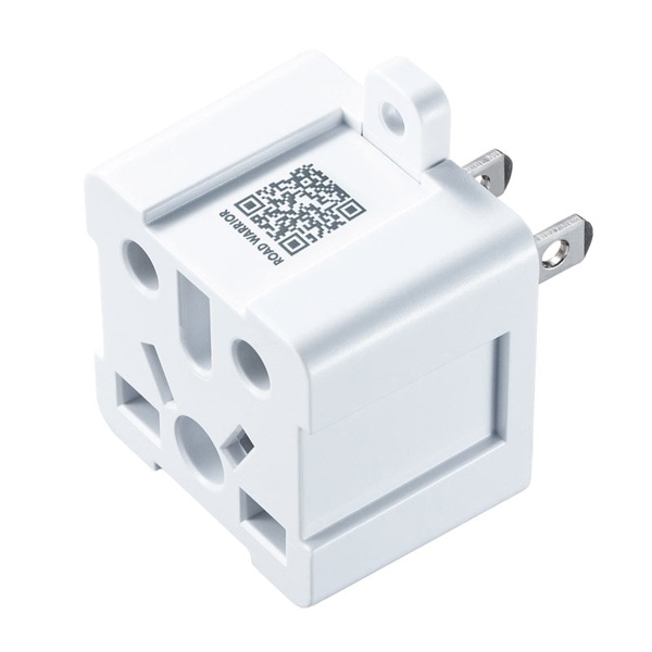 サンワサプライ 日本専用電源変換アダプタ マルチタイプ ホワイト TR-AD6W 1個（ご注文単位1個）【直送品】
