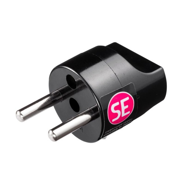 サンワサプライ 海外用プラグ変換アダプタ SEタイプ TR-AD21 1個（ご注文単位1個）【直送品】