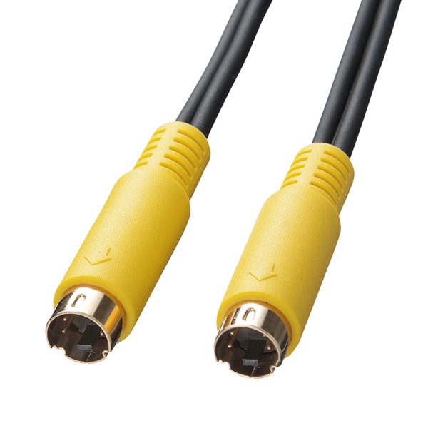 サンワサプライ S端子ビデオケーブル 1m KM-V7-10K2 1本（ご注文単位1本）【直送品】