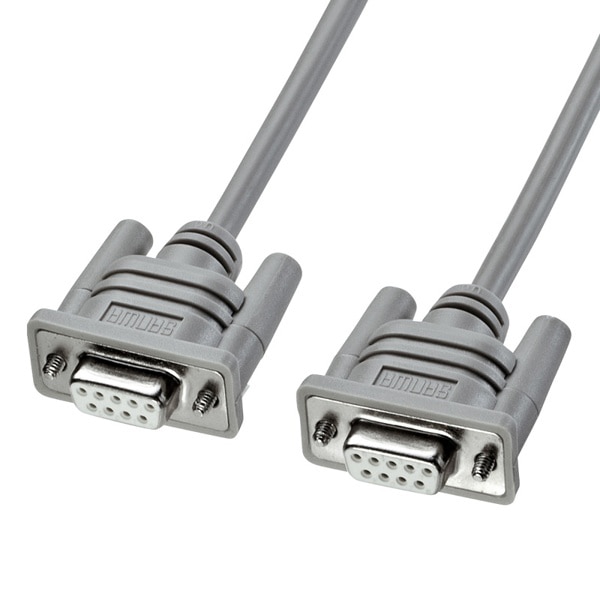 サンワサプライ RS-232C クロスケーブル 3m KRS-403XF3K2 1個(ご注文単位1個)【直送品】