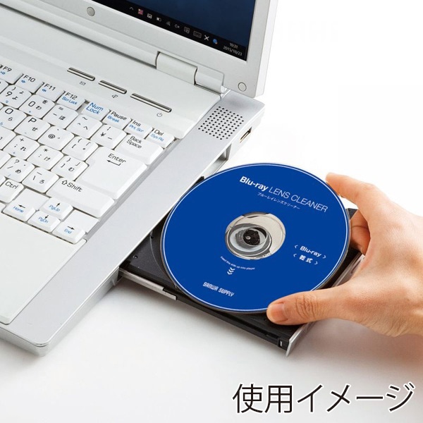 サンワサプライ ブルーレイレンズクリーナー 乾式 CD-BDDN 1個（ご注文単位1個）【直送品】