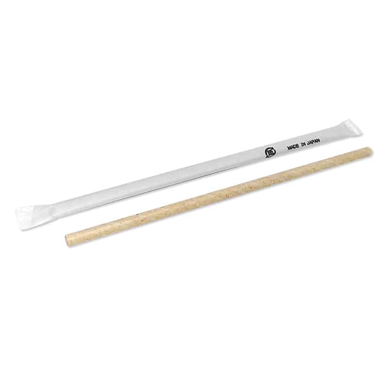 江戸川物産 シルバースキンストロー 6×180mm 個包装 SS61802 1000本/袋（ご注文単位1袋）【直送品】
