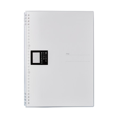 9856TTEトウ リングノート テフレーヌ A4 透明 1冊 (ご注文単位1冊)【直送品】
