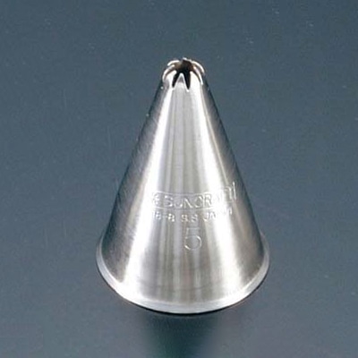 パティシエール　18-8　口金（星）PP-559 φ5  1個（ご注文単位1個）【直送品】