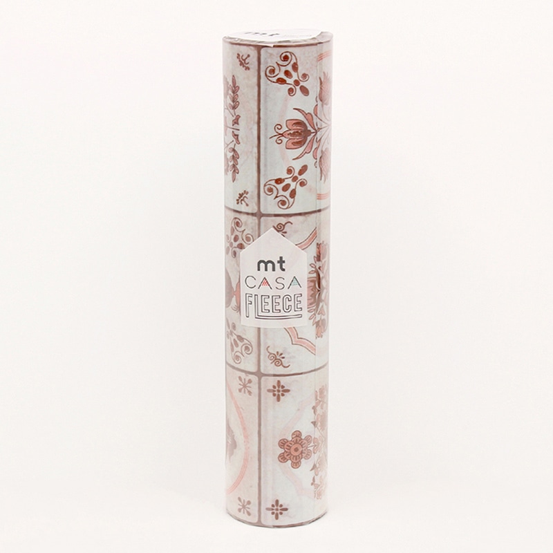 カモ井加工紙 mt casa フリース ロール タイル・フラワー MTCAF2316 1巻（ご注文単位1巻）【直送品】