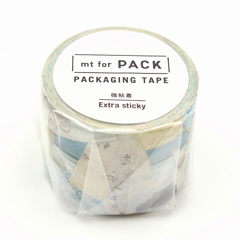 カモ井加工紙 強粘着テープ mt for PACK 海辺 MTPACK18 1巻（ご注文単位1巻）【直送品】