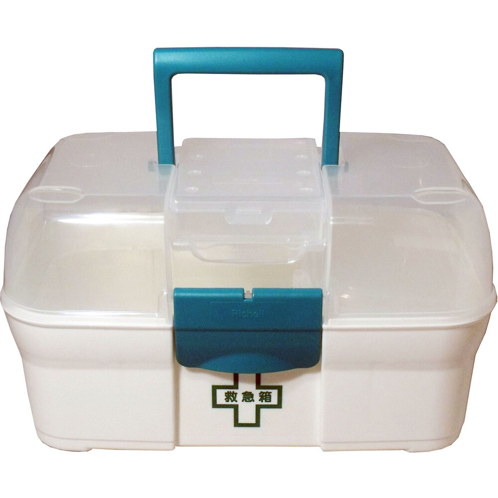 救急箱　プラスチック製 46090　298×200×161mm  1個（ご注文単位1個）【直送品】