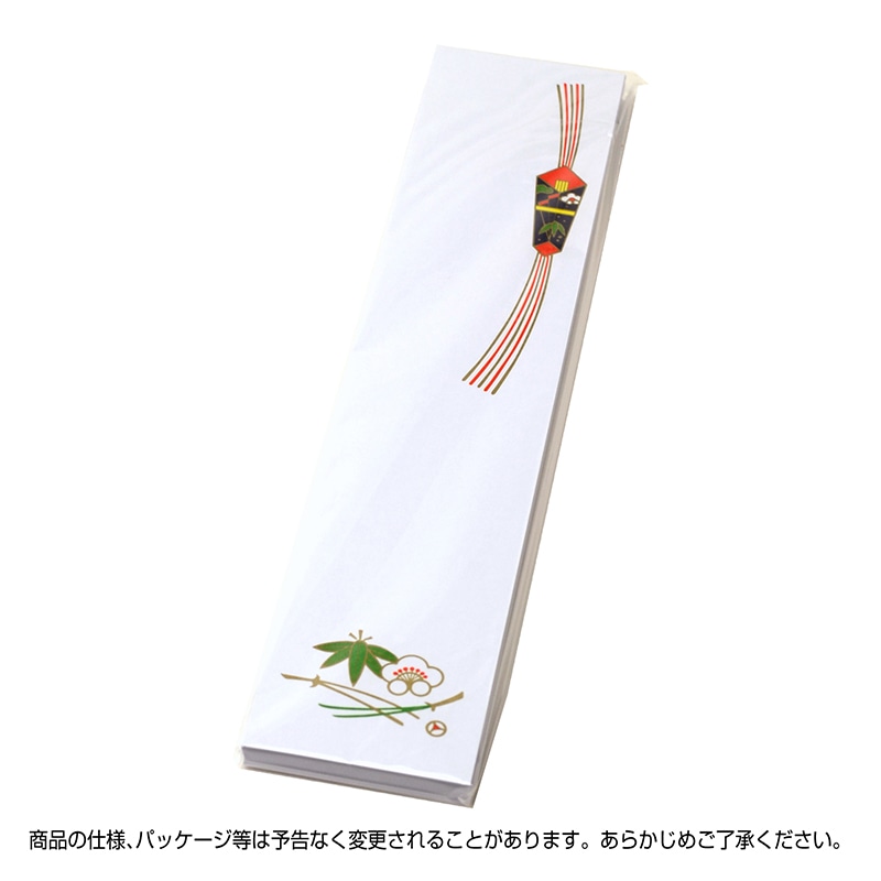 ササガワ 札紙 都のし　無字 28-708　100枚/袋（ご注文単位10袋）【直送品】