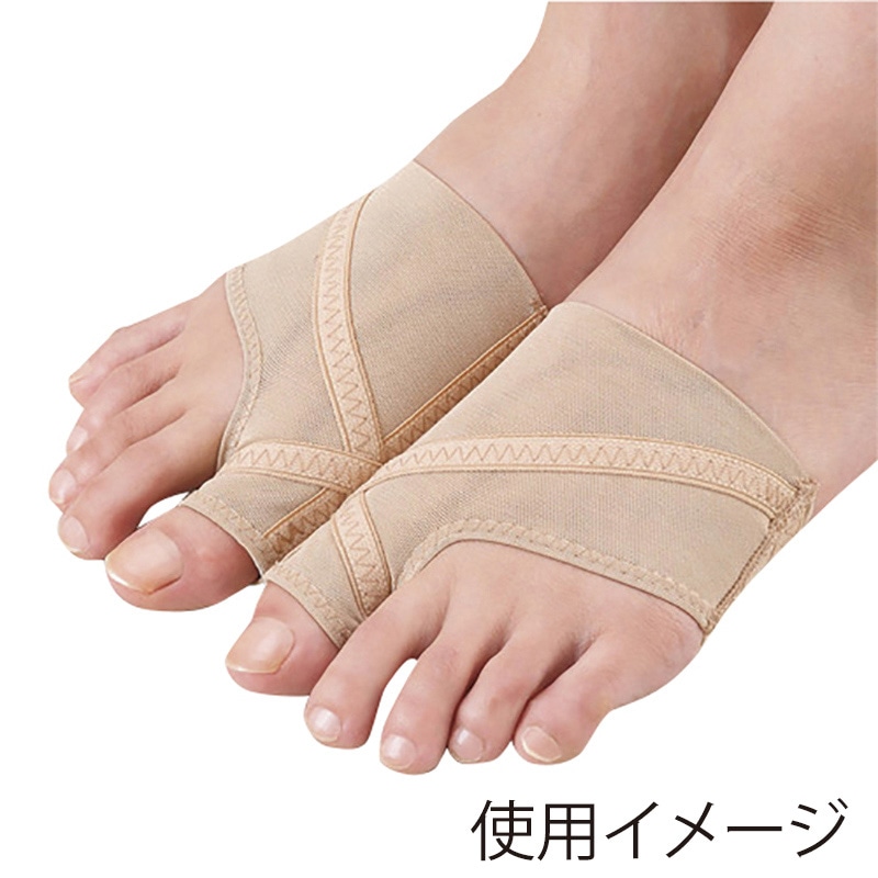 外反母趾テーピングサポーター 2枚入左右兼用 22.5-25.0cm 1個(ご注文単位1個)【直送品】