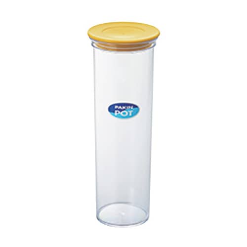 エンテック パッキン付ポット 1450ml No.1039Y イエロー 1個（ご注文単位1個）【直送品】