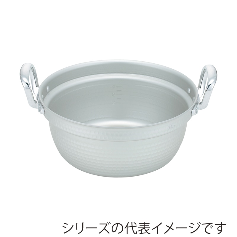 北陸アルミニウム マイスター料理鍋 45cm 目盛付 004001020 1個(ご注文単位1個)【直送品】