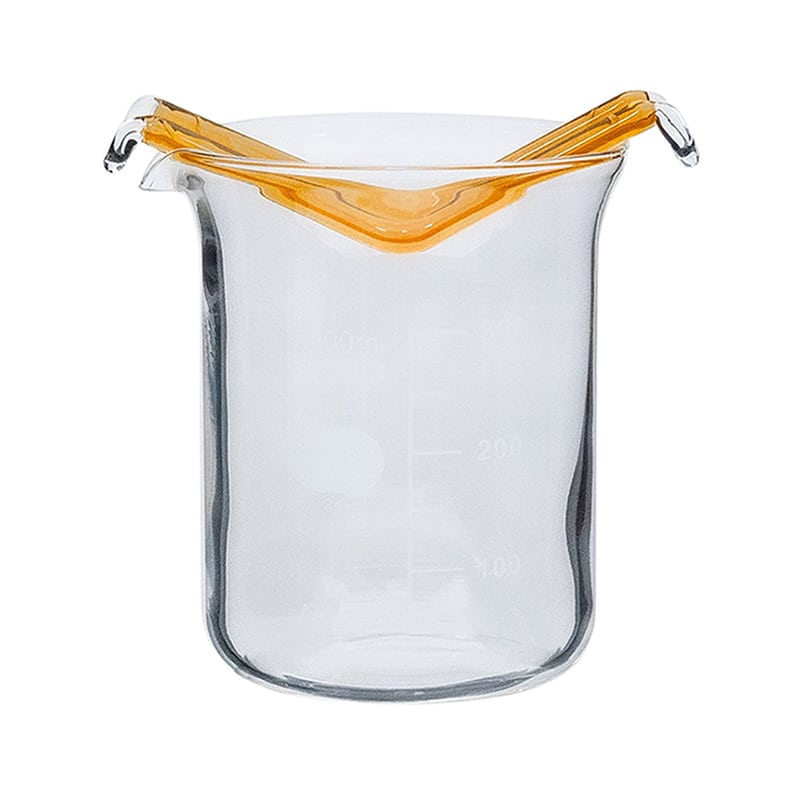 HARIO 水耕栽培花器 水辺のハンモック アンバー MHK-300-AB 1個（ご注文単位1個）【直送品】