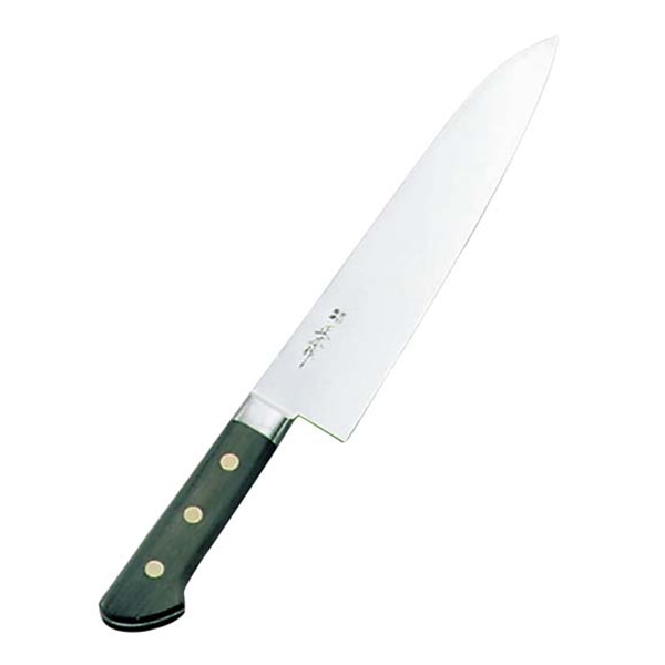 正広作(日本鋼・ツバ付)牛刀30cm 1個(ご注文単位1個)【直送品】