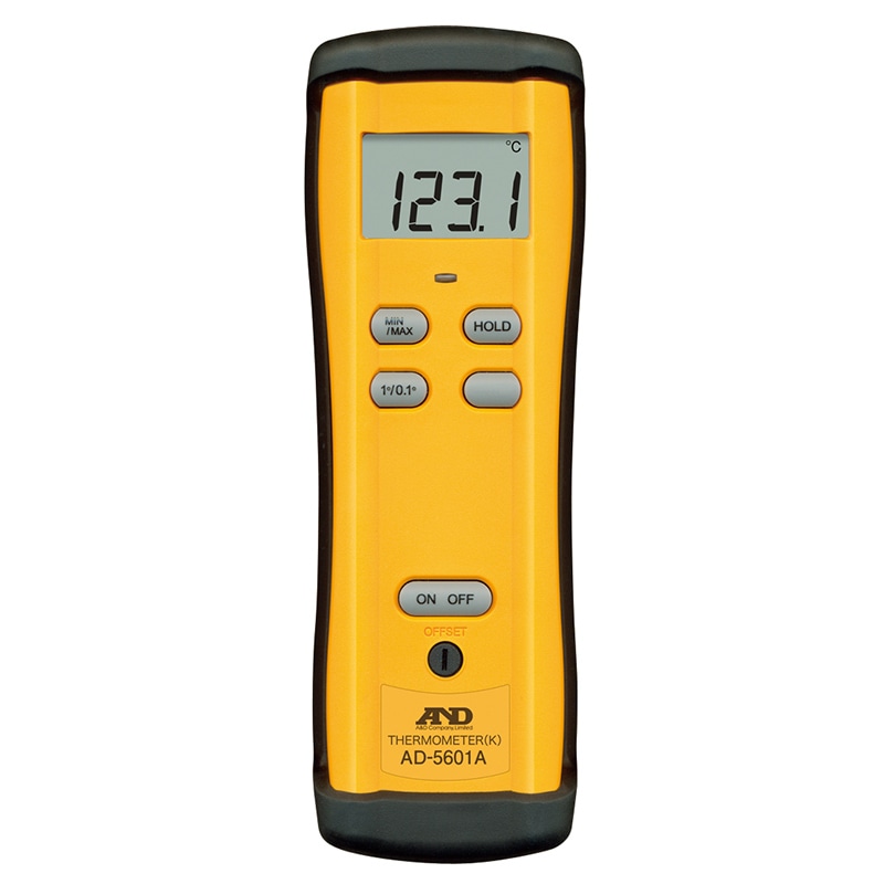 エー・アンド・デイ 熱電対温度計（Kタイプ）  AD5601A 1台（ご注文単位10台）【直送品】