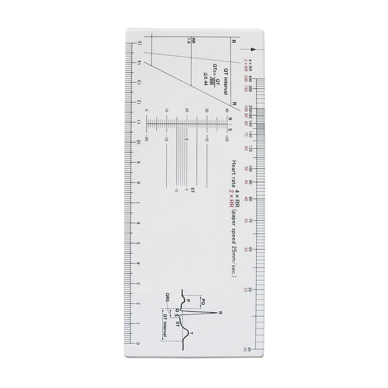 心電図スケール 25-3032 1個(ご注文単位1個)【直送品】