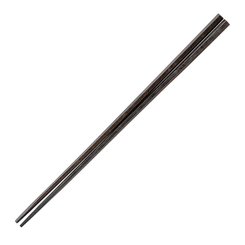 ヤマコー 細身八角先角箸　黒  23550 1個（ご注文単位1個）【直送品】