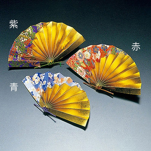 ヤマコー 祝い扇子　紫友禅　50個入  25848 1パック（ご注文単位1パック）【直送品】
