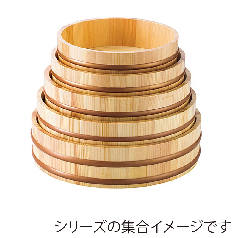 ヤマコー 天然木盛込桶 クリアー 目皿なし 尺0 30007 1個(ご注文単位1個)【直送品】