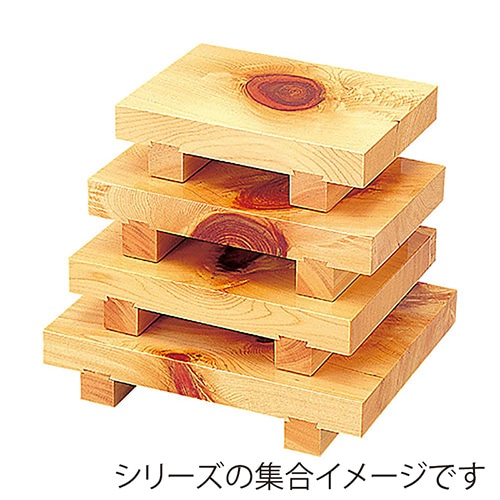 ヤマコー 檜 紅節盛台 HB-57 32208 1個(ご注文単位1個)【直送品】
