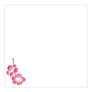 ヤマコー ミニ耐油天紙 梅 100枚入 66352 1パック(ご注文単位1パック)【直送品】