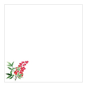 ヤマコー ミニ耐油天紙 南天 100枚入 66364 1パック(ご注文単位1パック)【直送品】