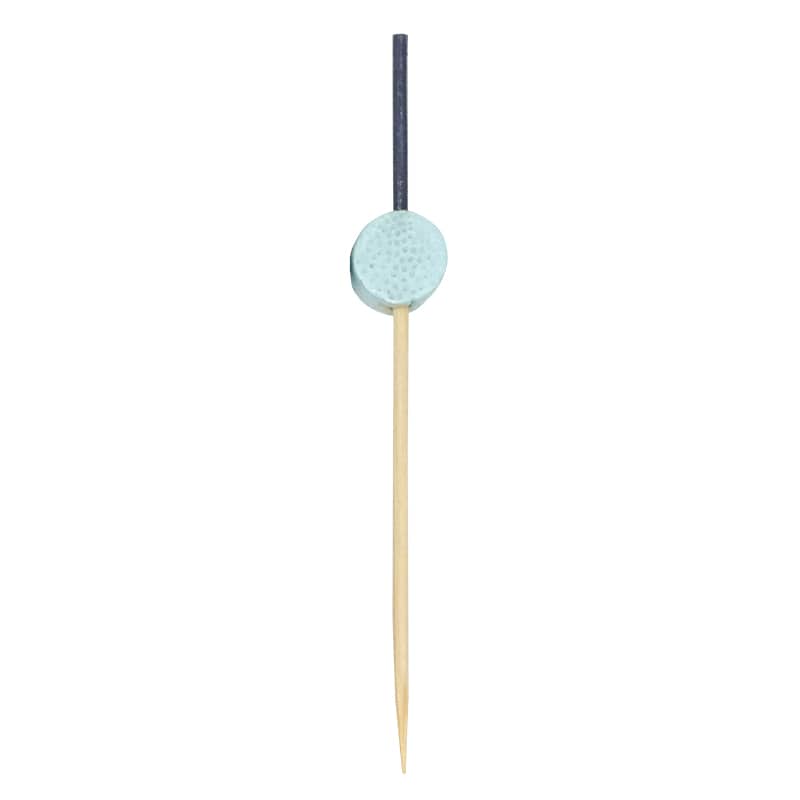 竹苑 かんざし串 水色　7.5cm　16136  　100本/袋（ご注文単位1袋）【直送品】