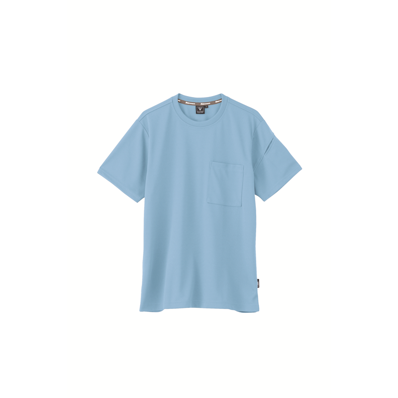 ジーベック 男女兼用 半袖Tシャツ 4L サックス 6044 1枚（ご注文単位1枚）【直送品】