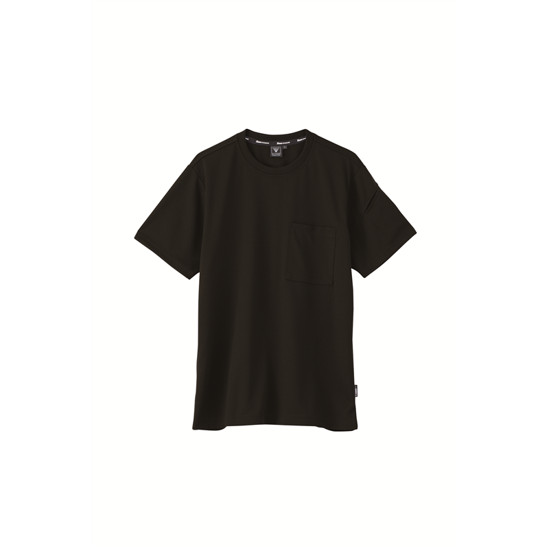 ジーベック 男女兼用 半袖Tシャツ LL クロ 6044 1枚（ご注文単位1枚）【直送品】