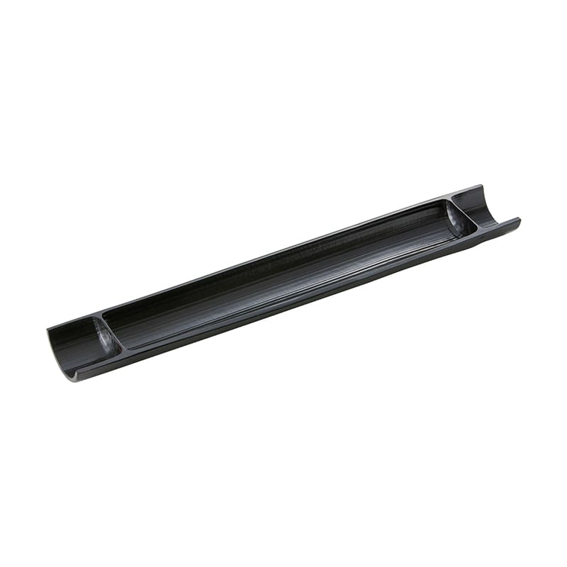 萬洋 半割盛器 黒 17601 1個(ご注文単位1個)【直送品】