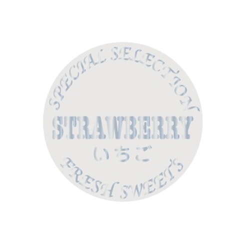 金久 POPシール いちご STRAWBERRY NC-49 1束(ご注文単位1束)【直送品】