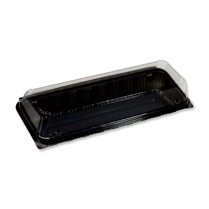 デンカポリマー 嵌合フードパック OPSK21-8（45） 黒 50枚/袋（ご注文単位18袋）【直送品】
