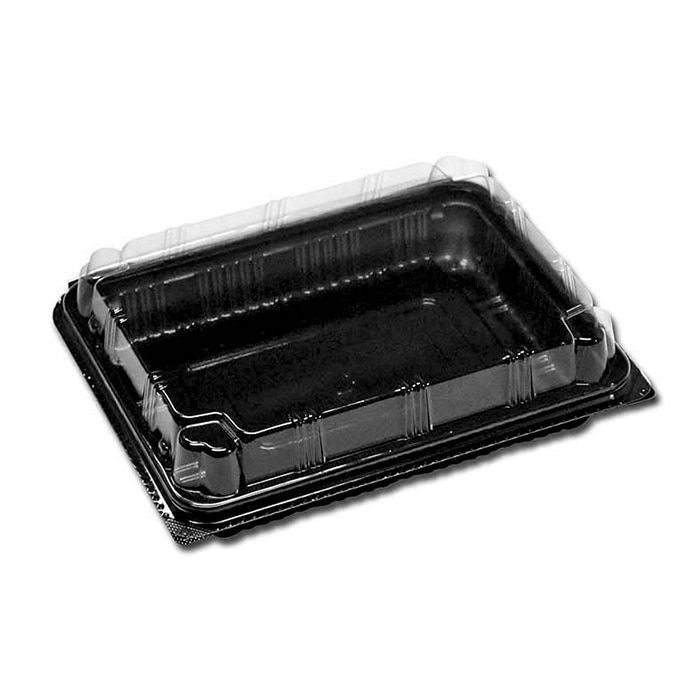 デンカポリマー 嵌合フードパック OPSW16-12（40） 黒 50枚/袋（ご注文単位16袋）【直送品】
