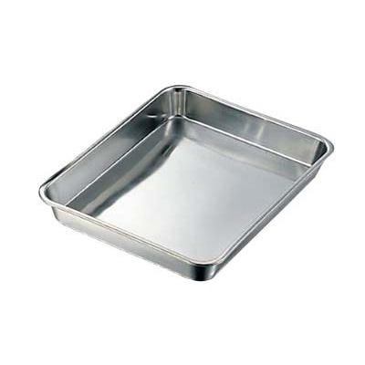 大屋製作所 クローバー　18-8　浅型　角バット　2枚取   1個（ご注文単位1個）【直送品】