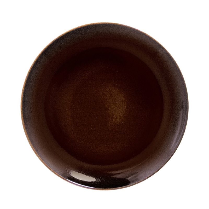 ミヤザキ食器 ラック ポーセレン ジェネシス フラットプレート 21cm ダークブラウン RA21001GEDB 1個(ご注文単位12個)【直送品】